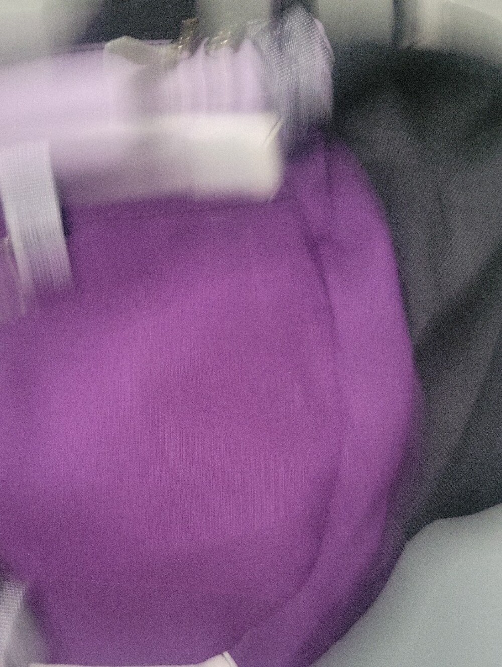 Jansport Two-Tone Purple Backpack with Light Lavender Panels - Picture 6 of 6